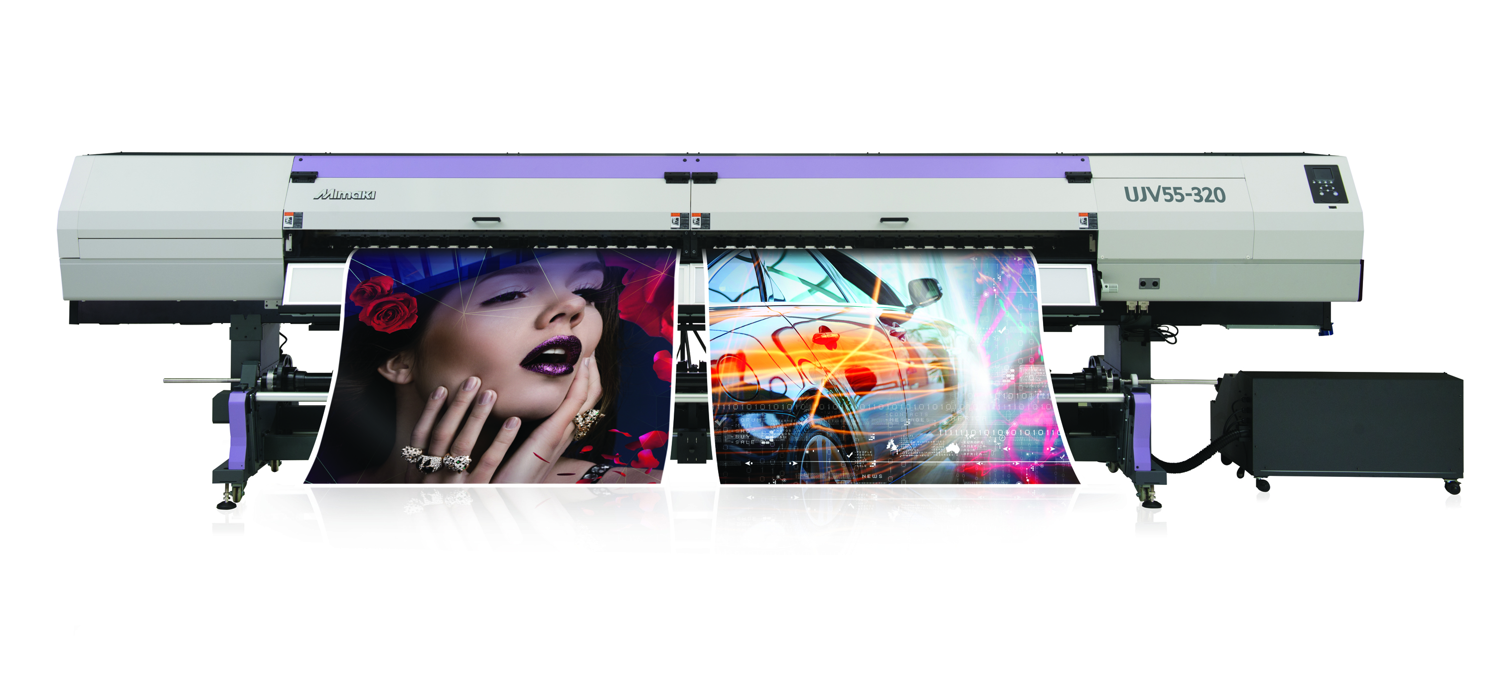 The Mimaki UJV55-320 will make its UK and Irish début at Sign & Digital UK in April.