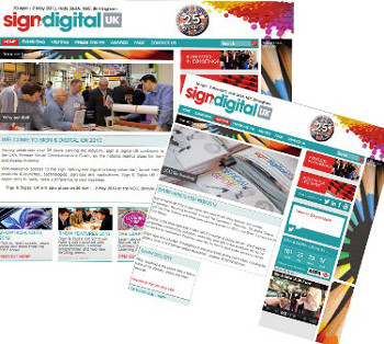 Sign & Digital UK 2013 new website